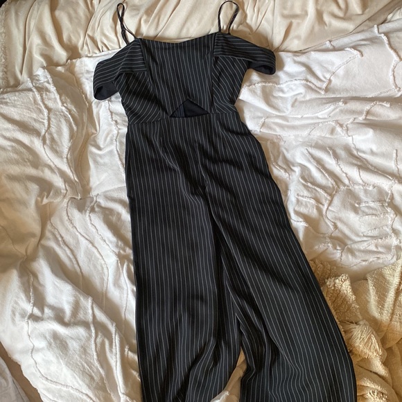 Forever 21 striped jumpsuit - Picture 3 of 4